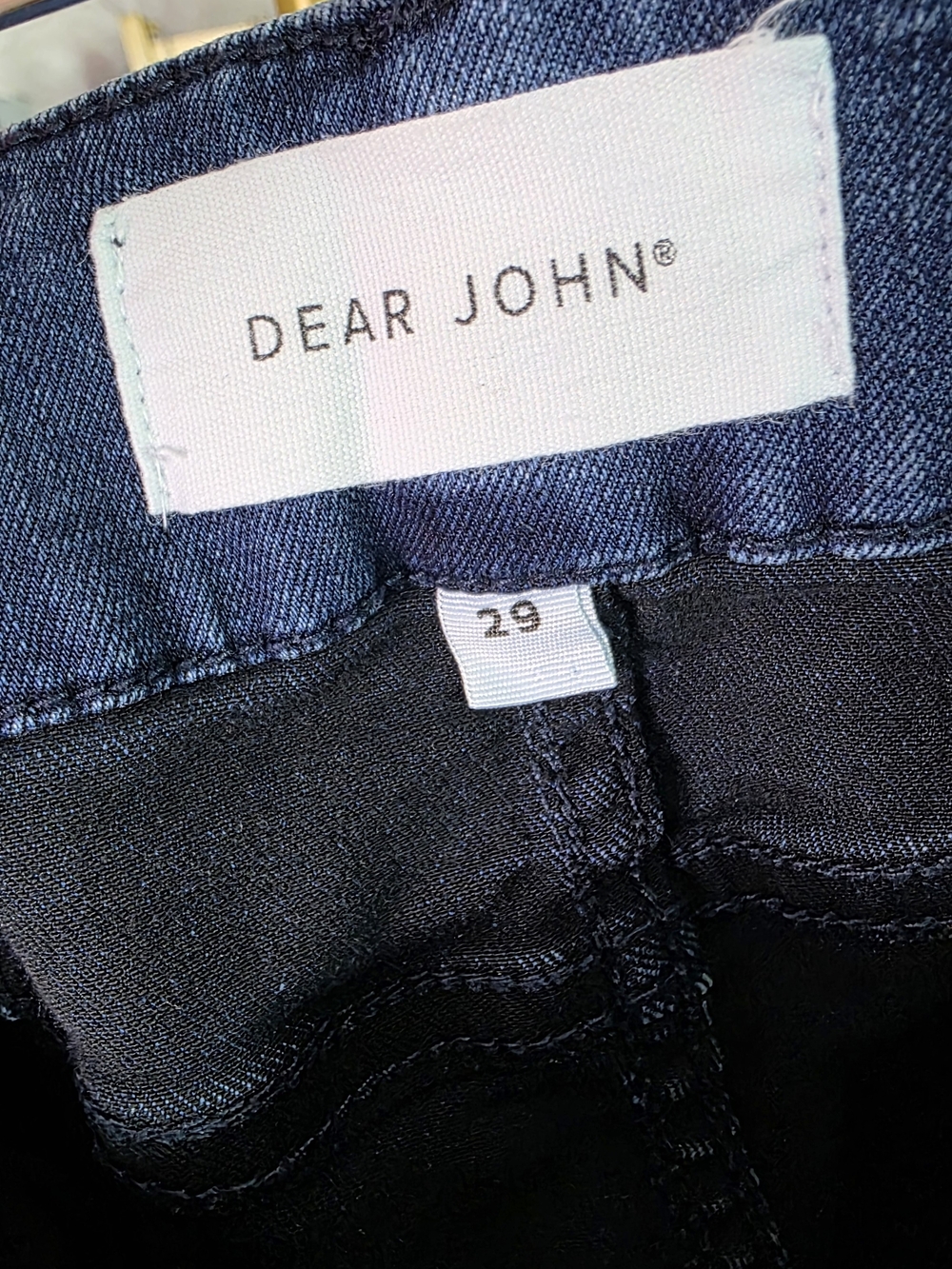 Dear John Retro Flare Jeans Medium Wash Stretch Denim Pants 29 - Picture 3 of 9